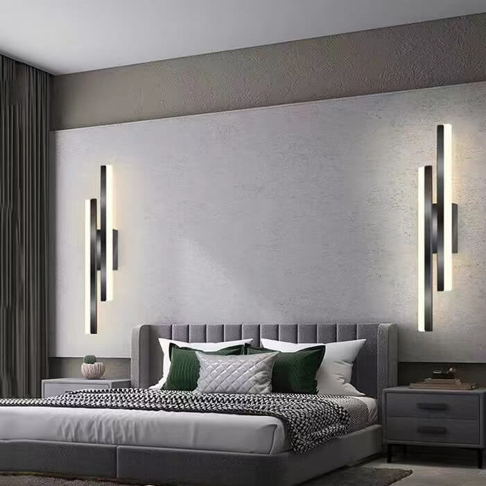 Skanto | LuxLine Modern LED Wall Lamp | Minimalist Design | Iron & Acrylic | Dimmable Light