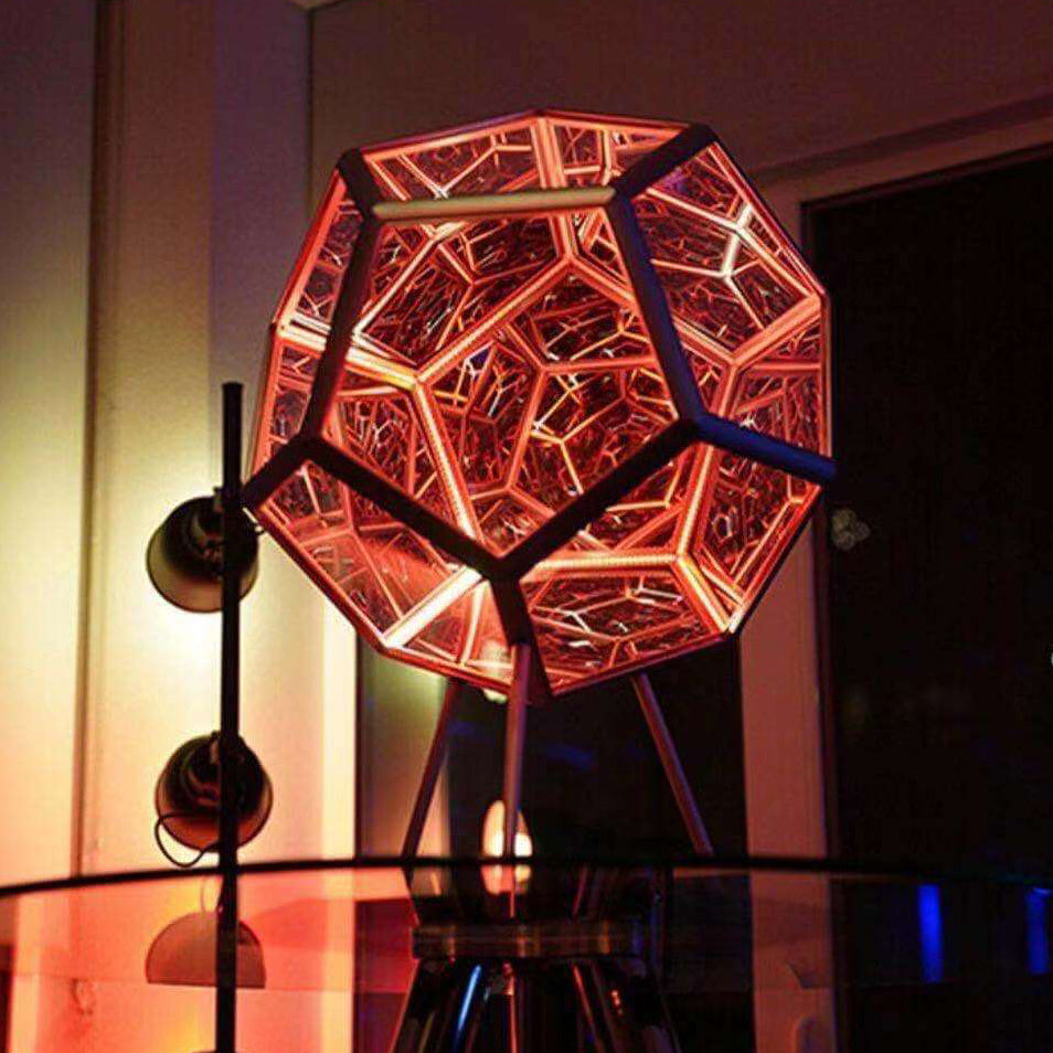 Skanto | Infinity Dodecahedron LED Night Light Art Table Lamp