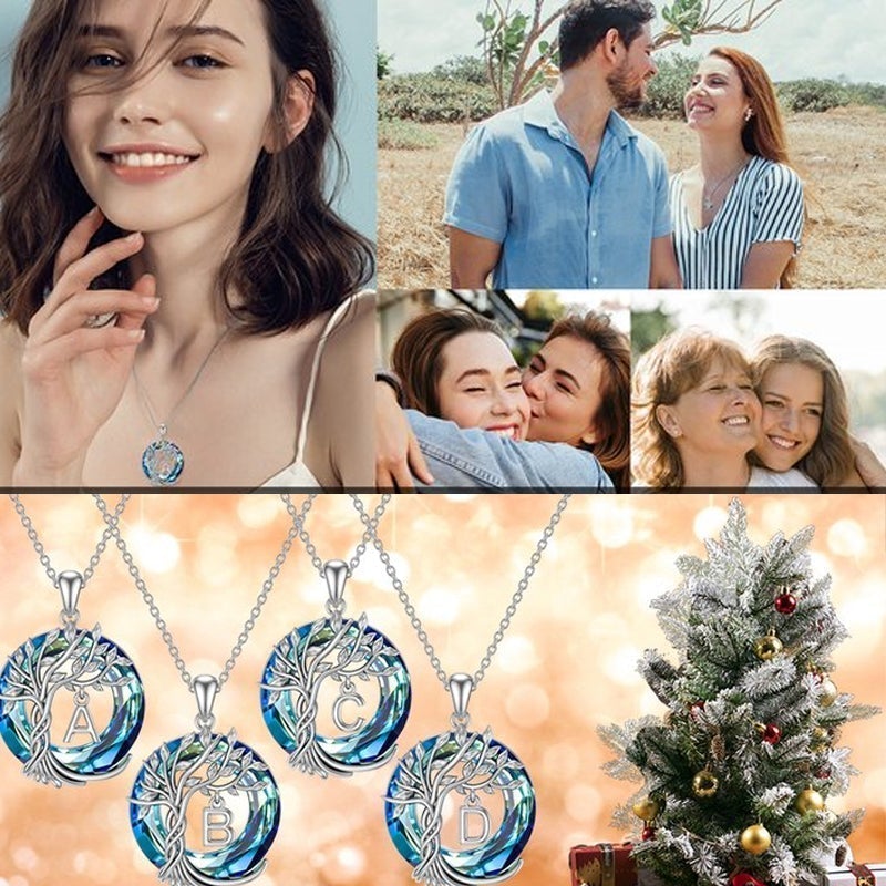 BowLift | Tree of Life Crystal Pendant Necklace