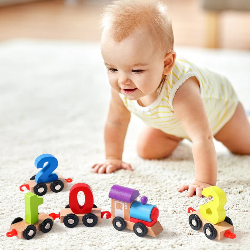 Skanto | Wooden Digital Train Toy