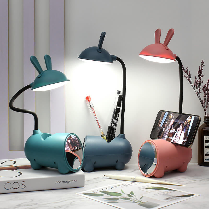 Skanto | BunnyGlow Creative LED Touch Lamp with Pen Holder | USB Charging | Desk Lamp | Kids Room Decor