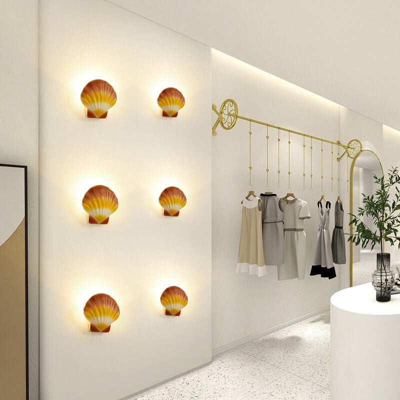Outdoor Creative Shell Design Aluminum LED Waterproof Wall Sconce Lamp | Bowlift