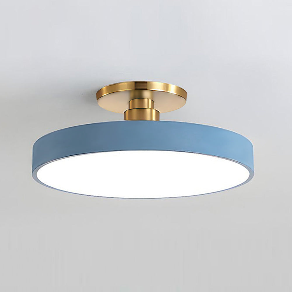 BowLift | Modern LED Semi Flush Mount Ceiling Light | Energy-Saving. Durable Design for Hallway. Dining Room & Living Room