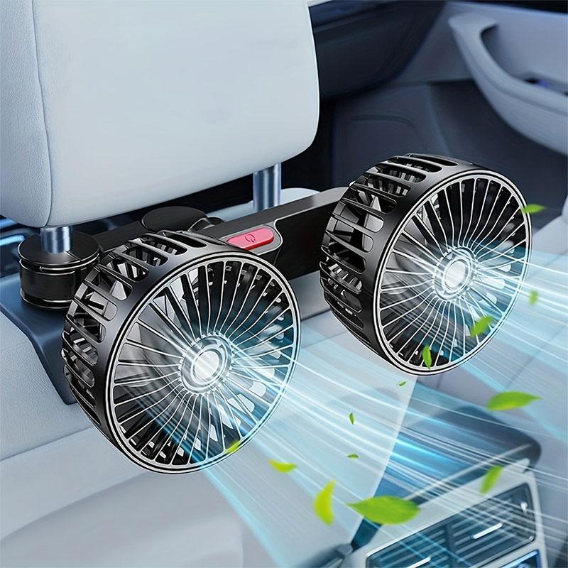 USB fan for car with 2 heads | Karnz