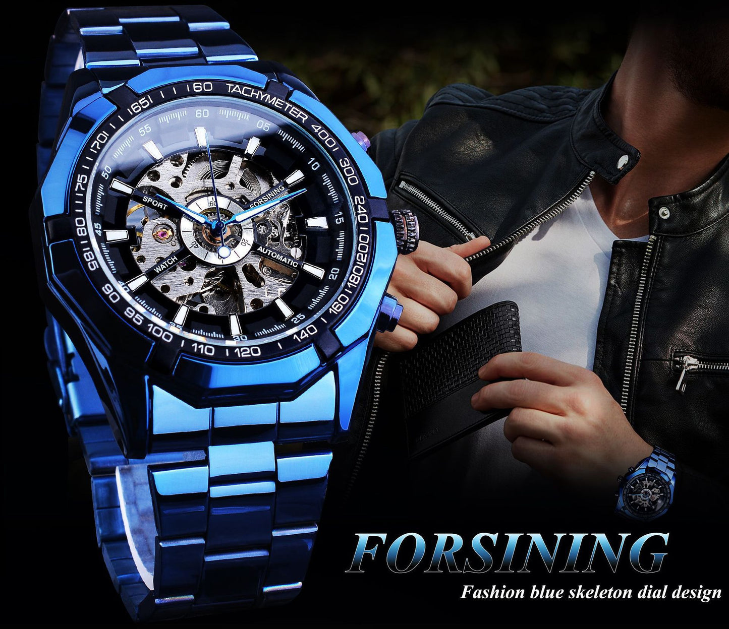 BowLift | Men's Skeleton Watch