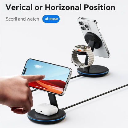 Skanto | Foldable Magnetic 3-in-1 Wireless Charger