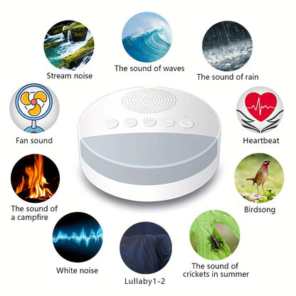 Skanto | DreamWave White Noise Machine – Soothing Sound Therapy with Timer