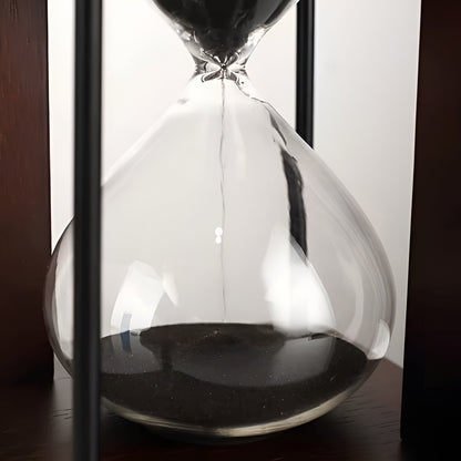 30-Minute Hourglass Timer - Solid Wood Frame & Decorative | Ideal for Office and Home | Skanto