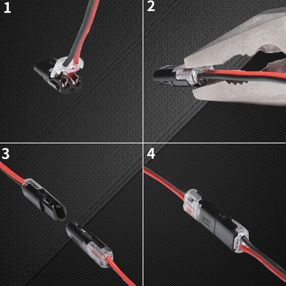 Skanto | Double Wire Push-in Connector with Locking Lever