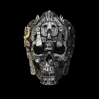 BowLift | Sterling Silver Black Skull Ring
