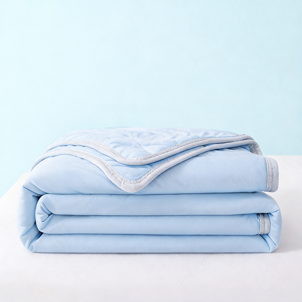 Cooling Ice Silk Summer Blanket – Lightweight, Washable, Soft Blanket for Babies & Adults | Karnz