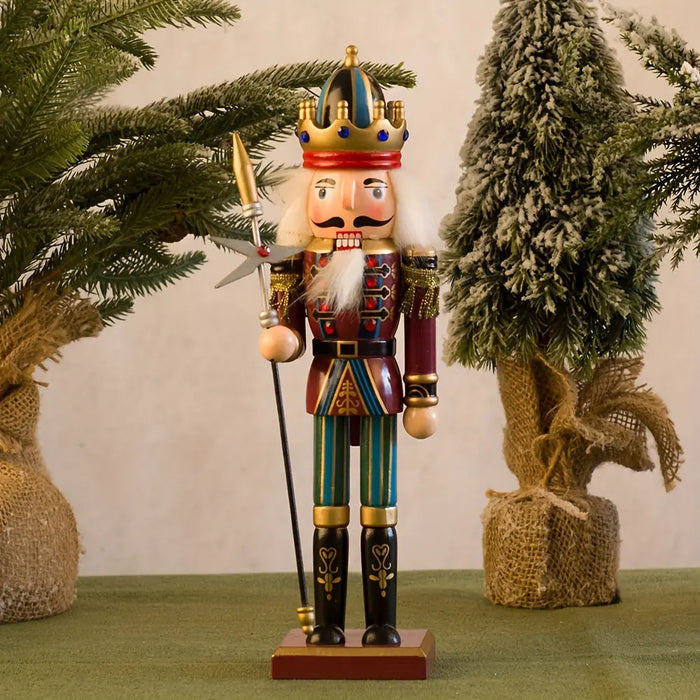 Skanto | NutcrackerJoy - Wooden Nutcracker Soldier Figurine for Timeless Christmas Cheer