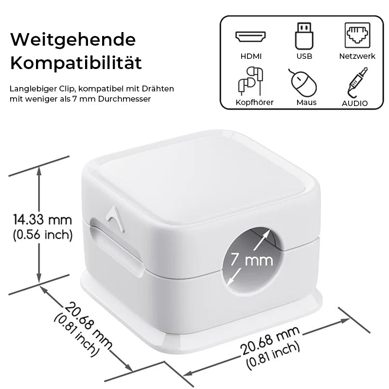 BowLift | Magnetic Cable Storage Organizer