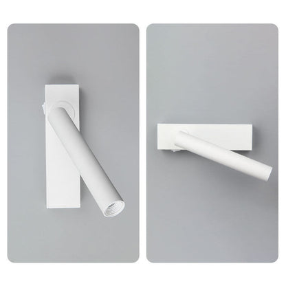 BowLift | LumeFocus Rectangular LED Wall Light | Adjustable Angle | Minimalist Design | Reading Lamp | Warm Light