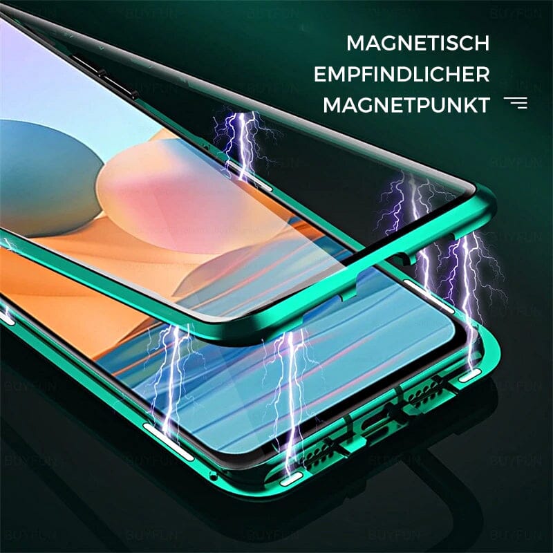 BowLift | Samsung magnetic tempered glass double-sided phone case