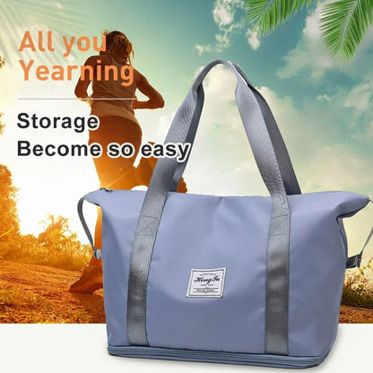 BowLift | High-capacity Double-layer Wet Separation Travelling Bag