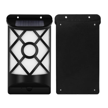 Skanto | Solar Flame LED Half Column Outdoor Wall Lamp