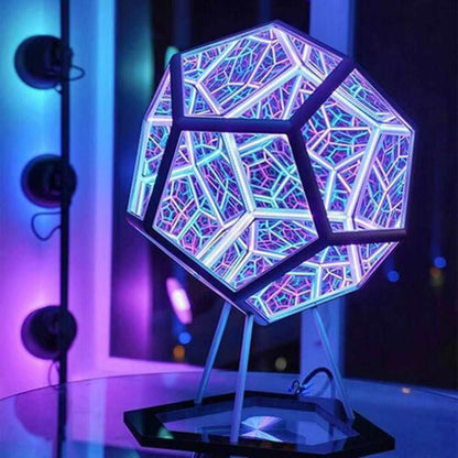 Skanto | Infinity Dodecahedron LED Night Light Art Table Lamp