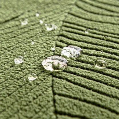 Skanto | Modern Leaf Jacquard Waterproof Anti-Scratch Stretch Full Cover Sofa Cover