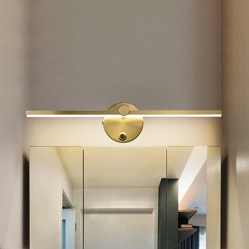 BowLift | Nordic Minimalist Aluminium Long Bar Switch LED Mirror Wall Light Lamp