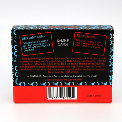 BowLift | Bedroom Commands Adult Couples Card Game (108 Cards)