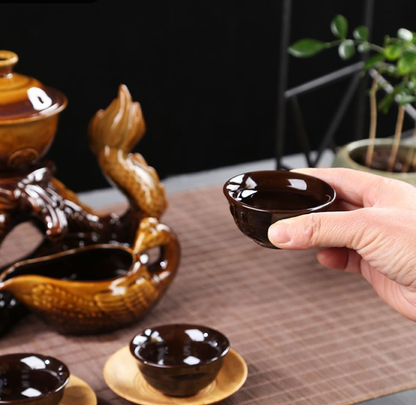 BowLift | Rotating Handcrafted Tea Ceremony Set