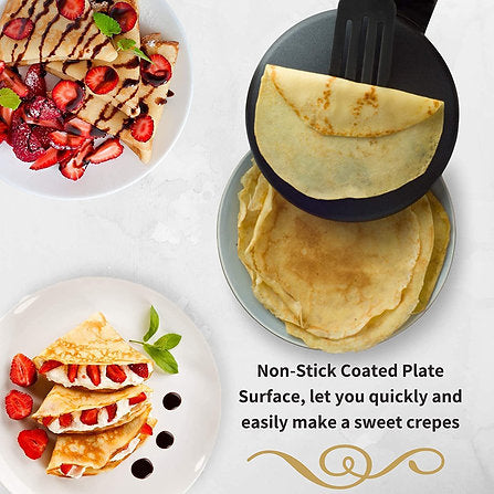 Skanto | Electric Non-Stick Pancake and Crepe Maker