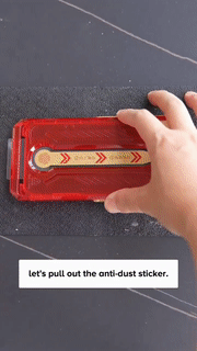 Dust-free privacy screen for self-installation