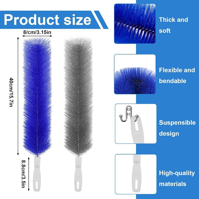 BowLift | Flexible Microfiber Fan Duster Brushes – Reusable Cleaning Tools for Blades, Vents & Blinds