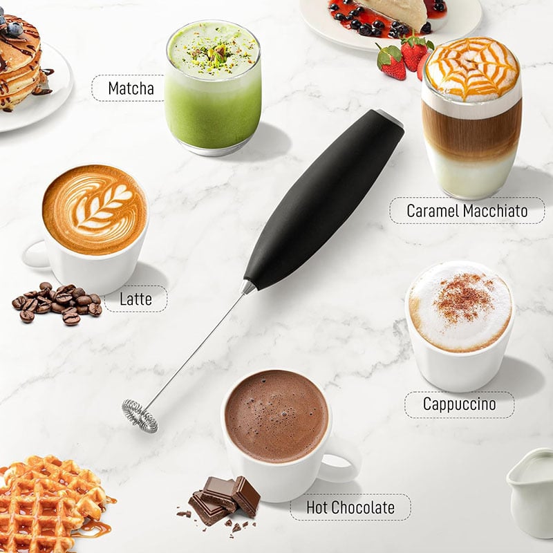 Skanto | Powerful Milk Frother with Stand