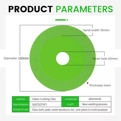 BowLift | Glass cutting disc – For dry/wet cutting & long precision cuts