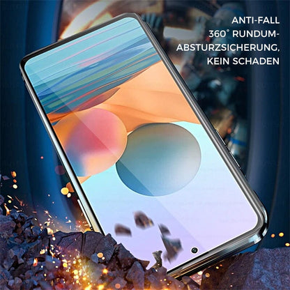 BowLift | Samsung magnetic tempered glass double-sided phone case