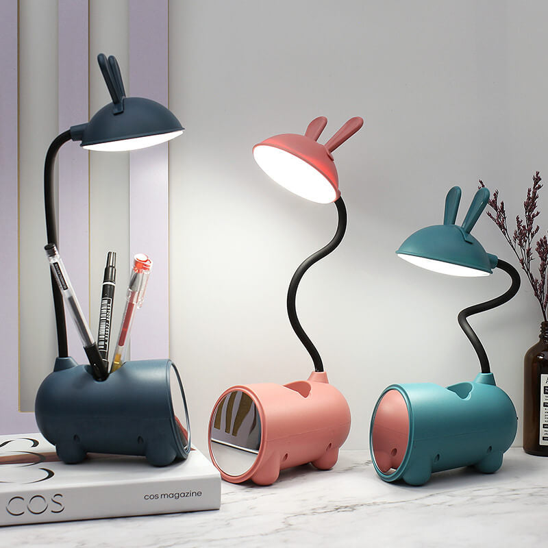 Skanto | BunnyGlow Creative LED Touch Lamp with Pen Holder | USB Charging | Desk Lamp | Kids Room Decor