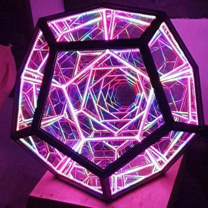 Skanto | Infinity Dodecahedron LED Night Light Art Table Lamp