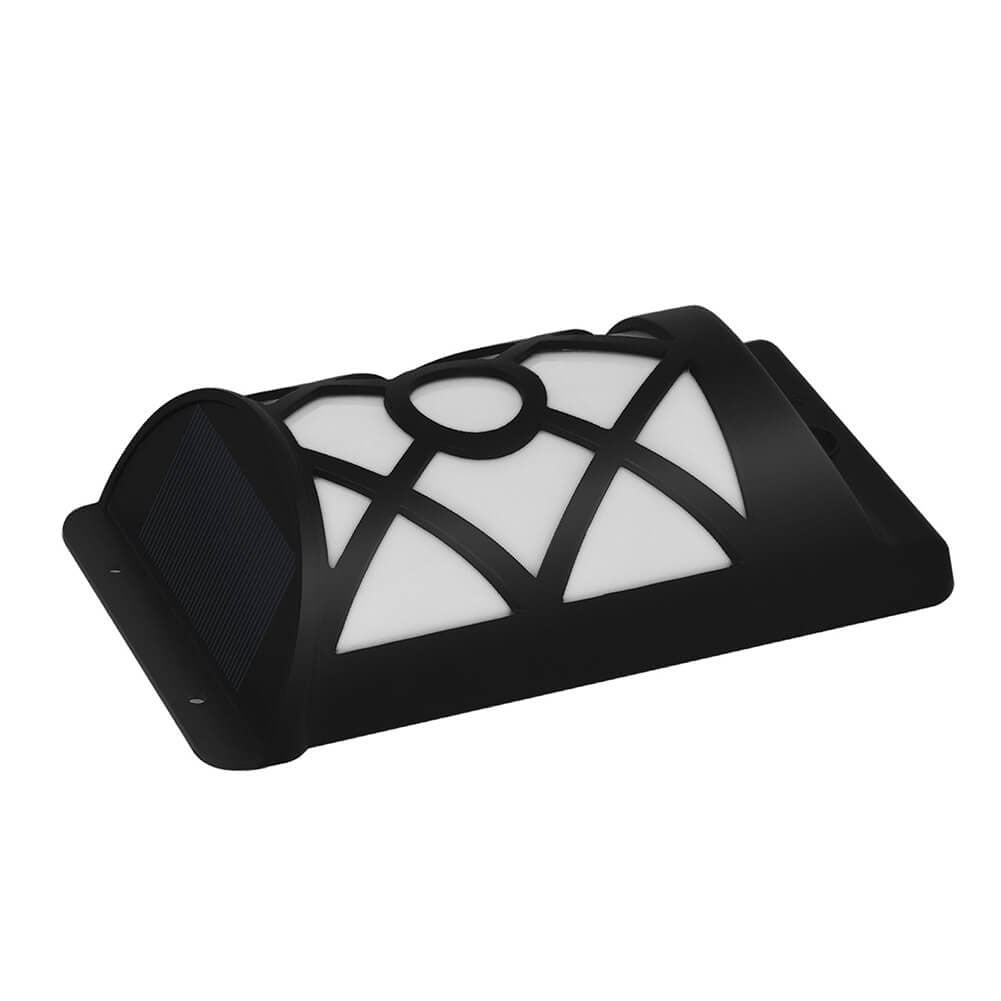 Skanto | Solar Flame LED Half Column Outdoor Wall Lamp