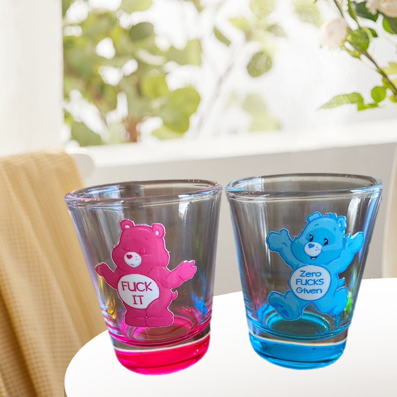 Skanto Swear Bears Shot Glasses Set, 6 Pieces | Skanto