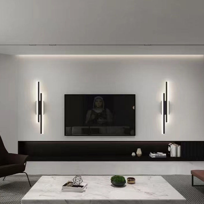 Skanto | LuxLine Modern LED Wall Lamp | Minimalist Design | Iron & Acrylic | Dimmable Light