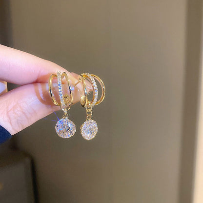 Skanto | Fashion Diamond Crown Earrings