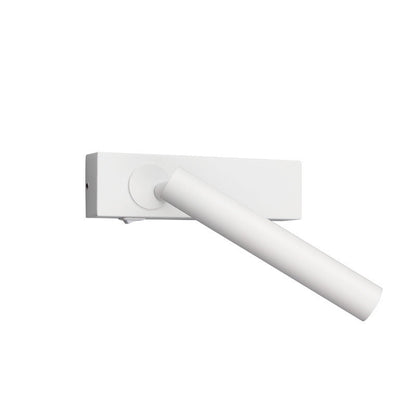 BowLift | LumeFocus Rectangular LED Wall Light | Adjustable Angle | Minimalist Design | Reading Lamp | Warm Light