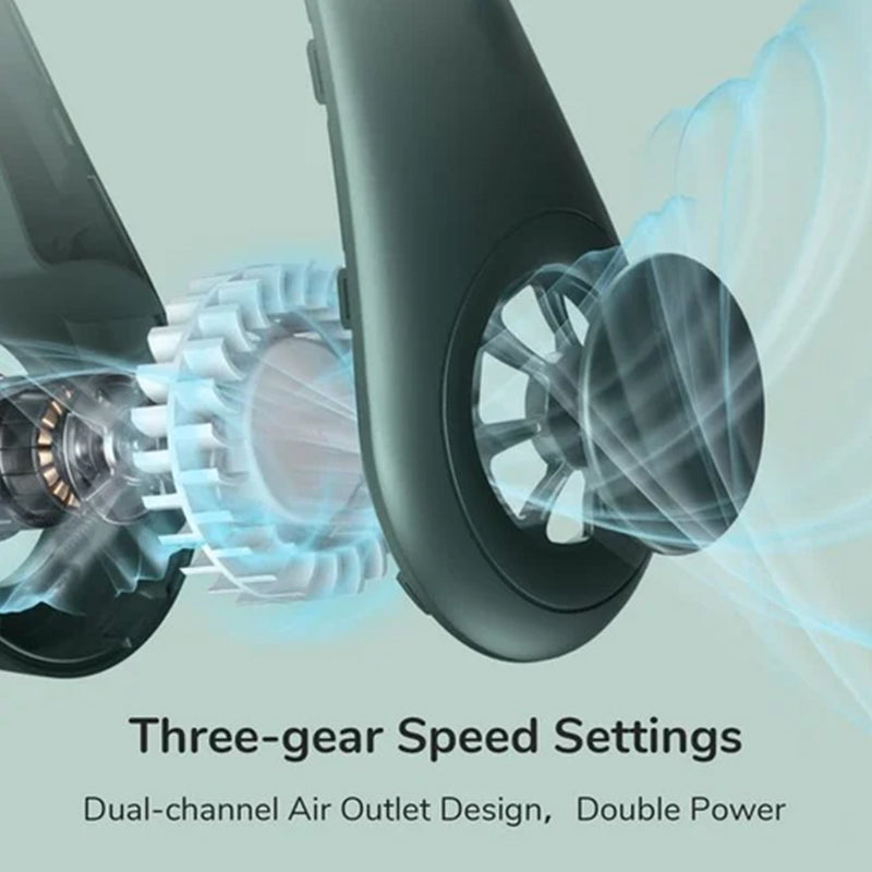 Hands-Free Portable Bladeless Neck Fan | Karnz