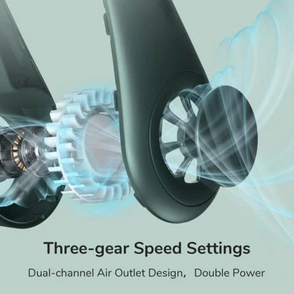 Hands-Free Portable Bladeless Neck Fan | Karnz