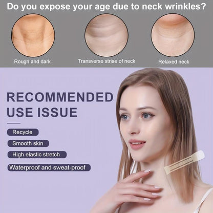 Kalsten | Neck Lifting Tape | Instant Firming & Sculpting Effect | Invisible & Skin-Safe Adhesive