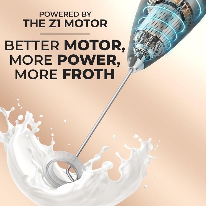 Skanto | Powerful Milk Frother with Stand