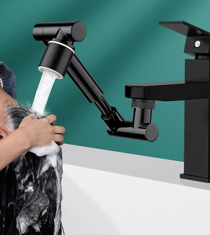 FlexiFlow 360° rotatable and pull-out faucet head Karnz