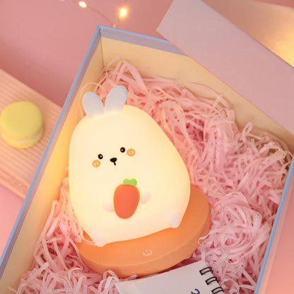 Frendorf | Animal LED Night Lamp | Cute Silicone Design | Integrated LED