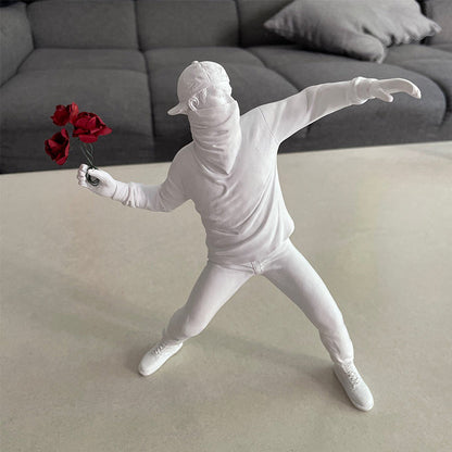 Skanto | Banksy Flower Rebel Ornament