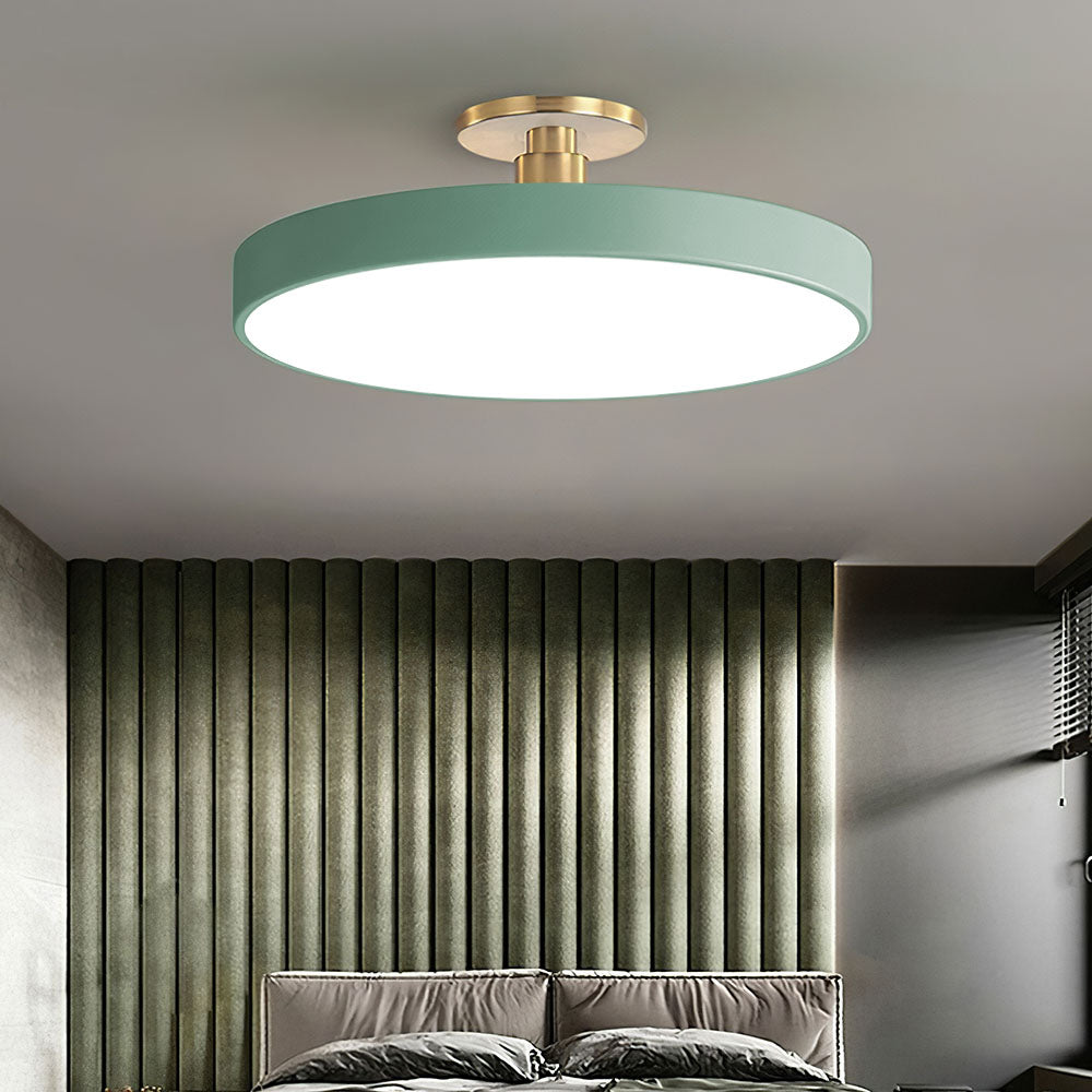 BowLift | Modern LED Semi Flush Mount Ceiling Light | Energy-Saving. Durable Design for Hallway. Dining Room & Living Room