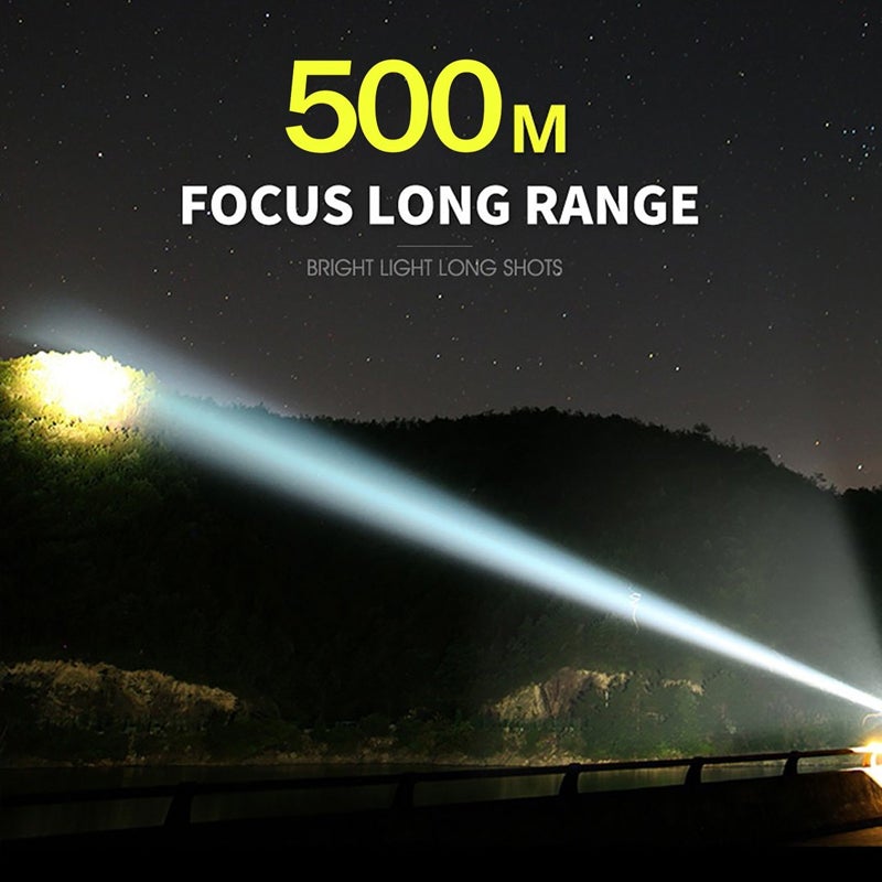 XHP50 Waterproof zoomable bright flashlight | Karnz