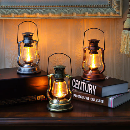 Solar Retro Kerosene Lamp Horse Lamp LED Outdoor Garden Patio Decoration Portable Flame Candlelight | Brehn