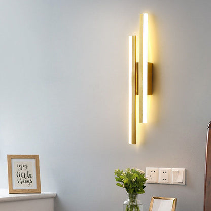 Skanto | LuxLine Modern LED Wall Lamp | Minimalist Design | Iron & Acrylic | Dimmable Light